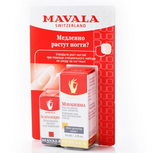 Mavala Набор для роста ногтей Mavaderma & Nail Hardener из 2 предметов ...
