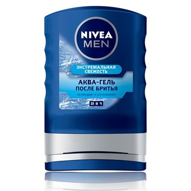 Nivea Аква-гель после бритья «Экстремальная свежесть 2 в 1»