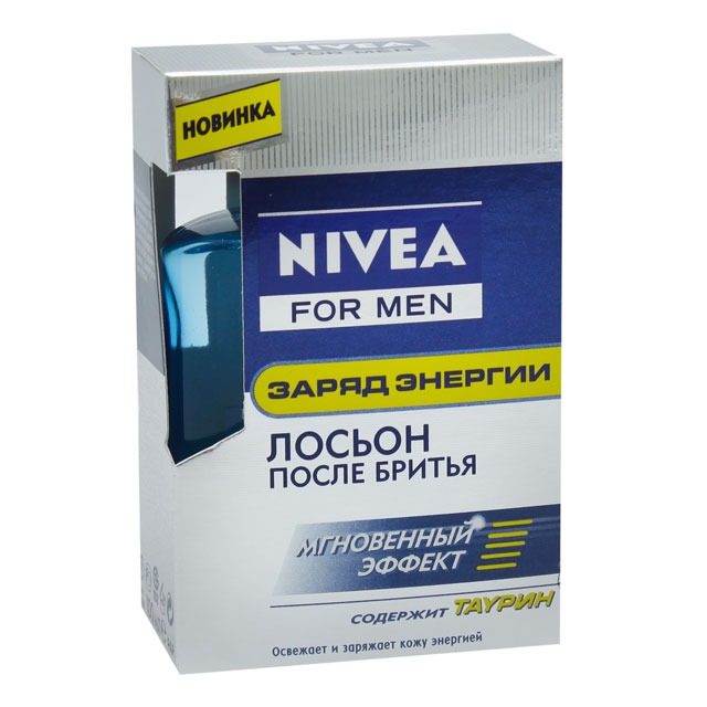 Nivea Лосьон после бритья «Заряд энергии» (мгновенный заряд энергии и ...