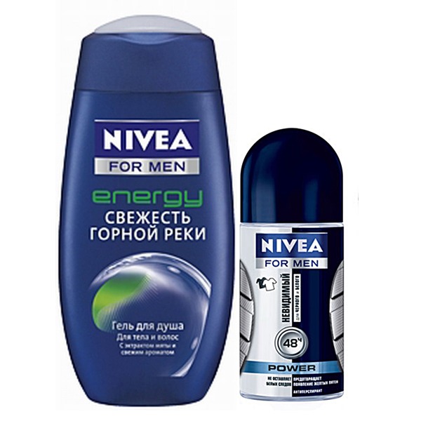 Nivea гель для душа и для бритья