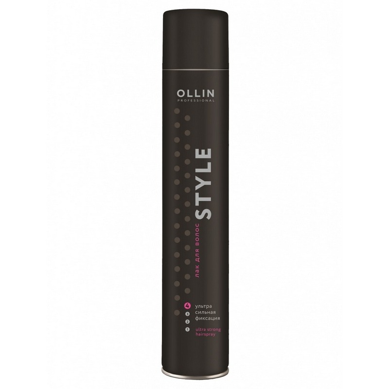 Лак для волос Ollin Professional Style Ultra Strong Hairspray - фото 1