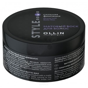 Ollin Professional Матовый воск для волос сильной фиксации Strong Hold Matte Wax
