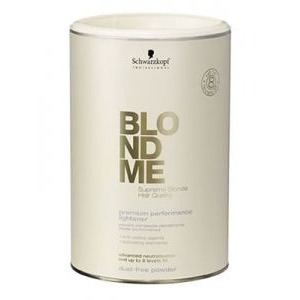 Schwarzkopf Professional Осветляющая пудра до 8 уровней против желтизны волос Blond Me