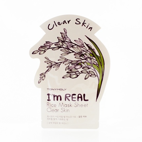 Маска для лица тканевая с рисом I’m Real Rice Mask Sheet