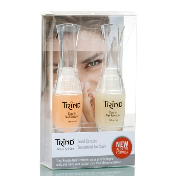 

Набор для маникюра Trind, «Кератиновый уход» Keratin Nail treatment