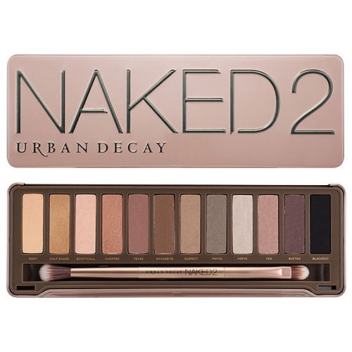 Тени 12 цветов Naked 2 для создания естественного и яркого макияжа. 