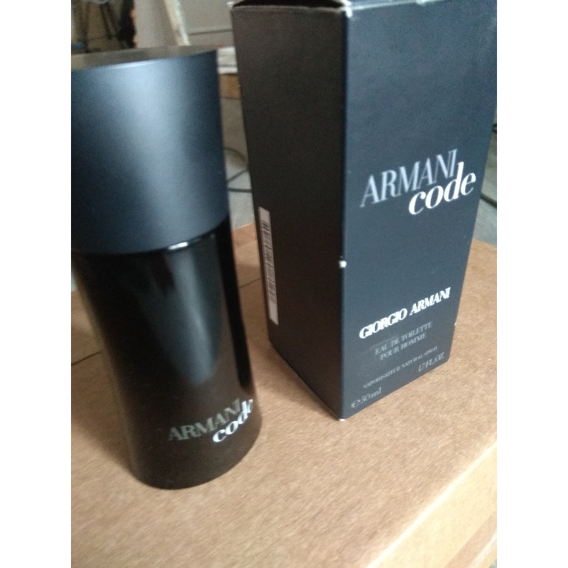 armani black code review