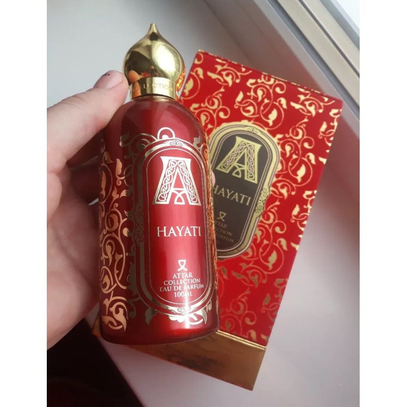 Хаяти духи отзывы. Духи Attar Musk Kashmir. Attar Hayati духи. Hayati духи Attar collection. Attar collection красная 100 ml.