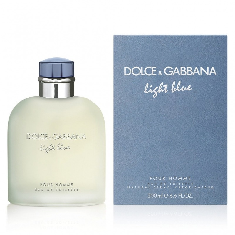 D & g top light blue mens