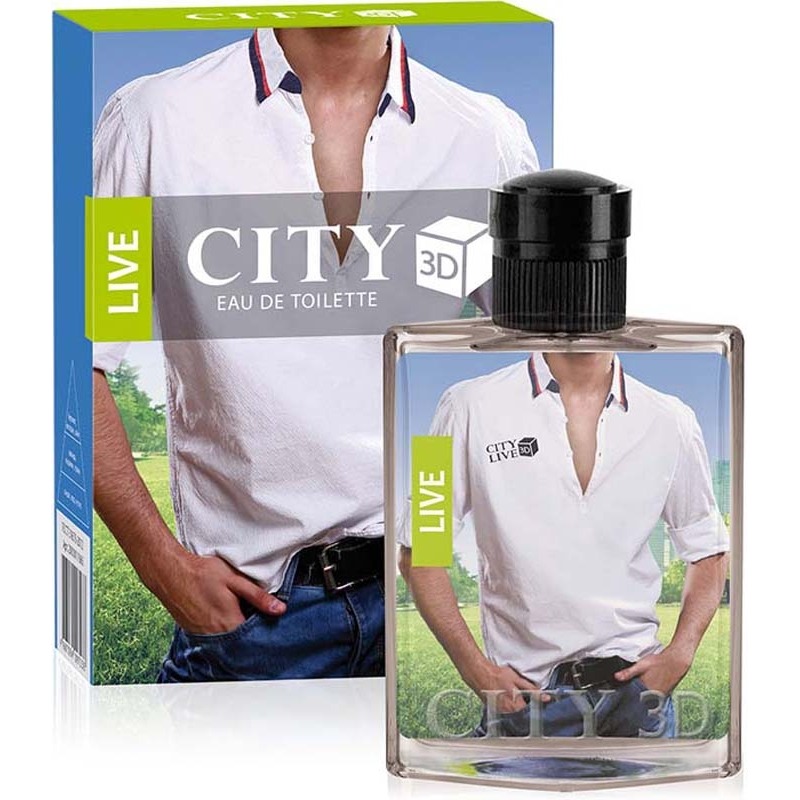 City Parfum 3D Live City for Men