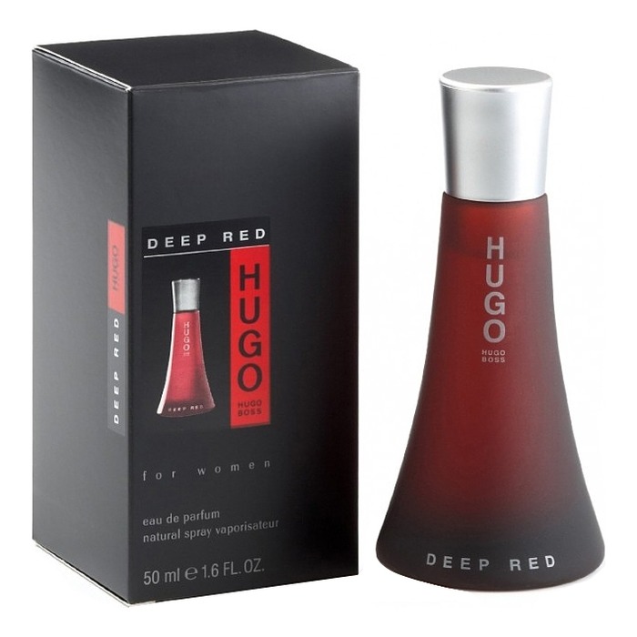 hugo boss dark red