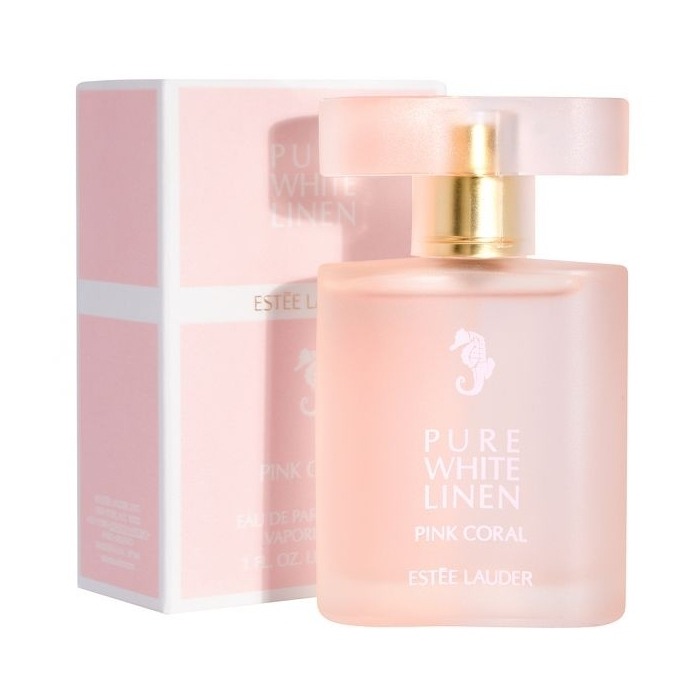 Pure White Linen Pink Coral от Aroma-butik